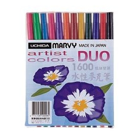 萬事捷 1600 水性雙頭麥克筆 -12支入 / 盒