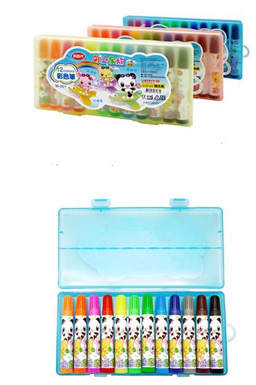 利百代 W-001 可愛家族彩色筆12色 / 盒