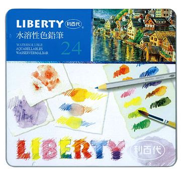 利百代 CC-861ZM 水溶性色鉛筆24色 / 盒