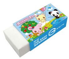 利百代 SR-C027 非PVC安全無毒抗菌塑膠擦 (橡皮擦) -40入 / 展示盒