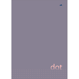 Double A A5/18K膠裝筆記本-簡單系列-點點 DANB12089