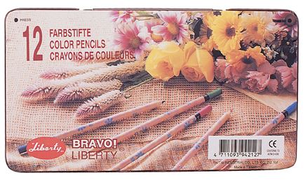 利百代 CC-212 原木印花色鉛筆12c / 盒