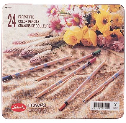 利百代 CC-224 原木印花色鉛筆24c / 盒