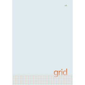 Double A B5/18K 膠裝筆記本-簡單系列-方格/本 DANB12078