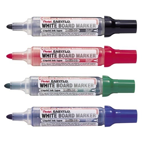 Pentel 飛龍 MW50M EASYFLO 填充式白板筆 2.1mm / 支