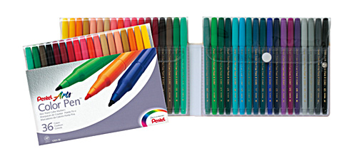 祕密花園 繪本 紓壓 現貨供應 Pentel 飛龍 S360-36 彩色筆 36色入 / 袋