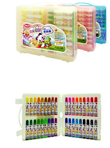 利百代 W-003 可愛家族彩色筆36色 / 盒