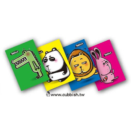 Cubbish A6膠裝左開筆記本-橫線(4款) /本 CB017