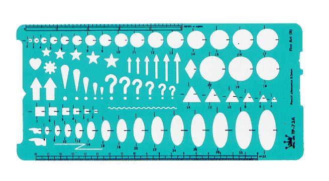  LIFE 徠福 TP-73 美術定規 / 片