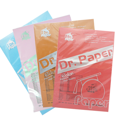 Dr.Paper 80gsm A4多功能色紙-12色 50入/包