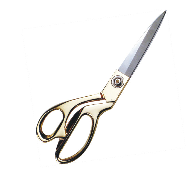 LIFE 徠福 NO.2041 鍍金剪綵剪刀(240mm)  / 支