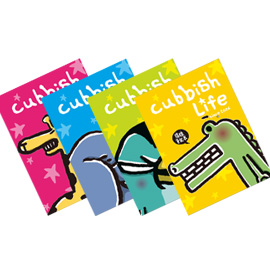 Cubbish A5膠裝左開筆記本-星星動物園系列 橫線(4款) /本 CB100