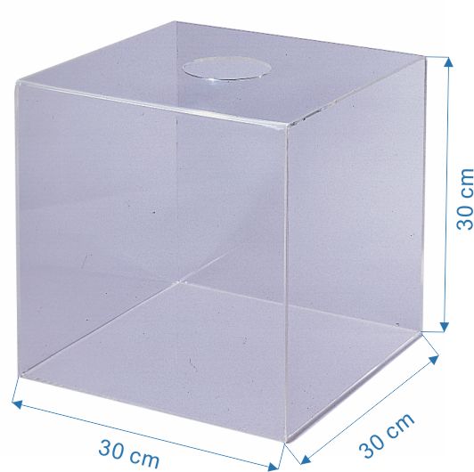 徠福 LIFE NO.1191 壓克力 摸彩箱 抽獎箱 -中 /個