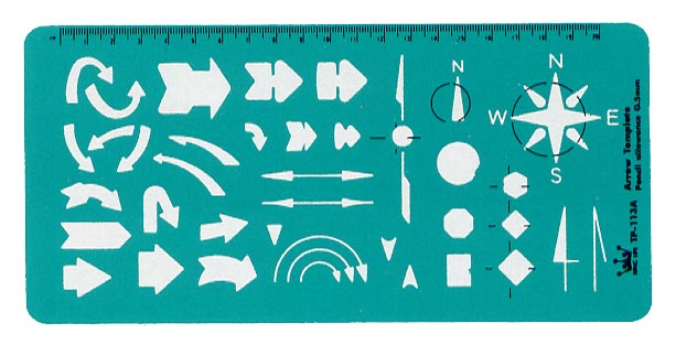  LIFE 徠福 TP-113A 美術定規-111x233x0.8MM / 片