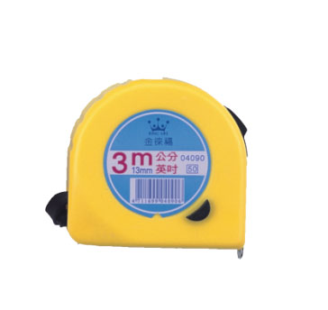  LIFE 徠福 NO.4090 彩色鋼捲尺(3m/16mm英吋公分) / 個