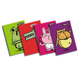 Cubbish A5膠裝左開筆記本-橫線(4款) /本 CB013