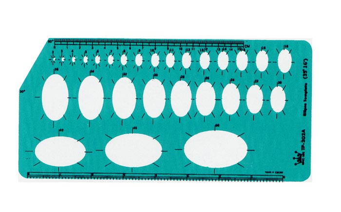 LIFE 徠福 TP-202A橢圓定規-111x233x0.8MM / 片