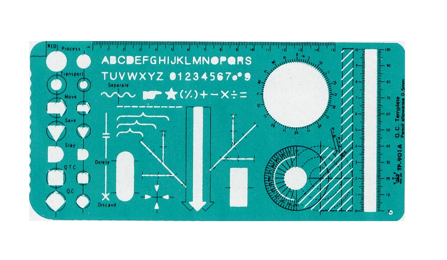  LIFE 徠福 TP-901A 品質管理定規-111x233x0.8MM / 片