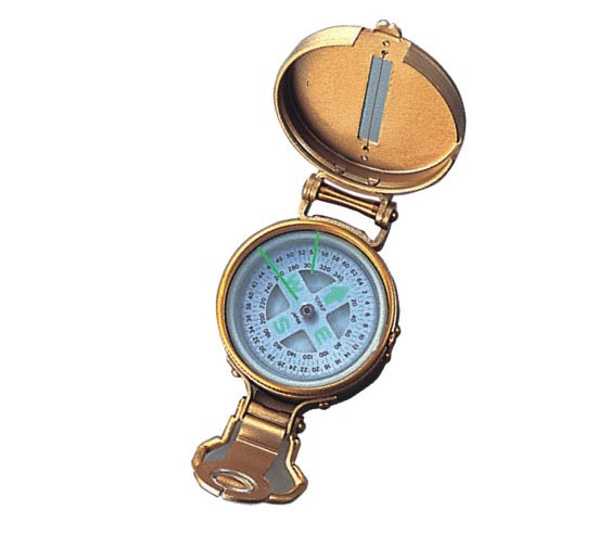  LIFE 徠福 NO.3500 日製指南針(指北針)-登山用銅色50MM / 個