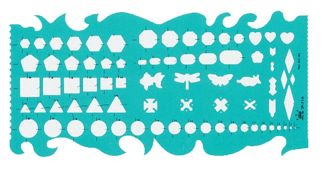  LIFE 徠福 TP-71A美術定規-160x330x0.5MM / 片