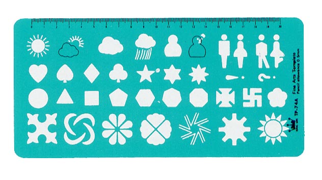  LIFE 徠福 TP-74A 美術定規-111x233x0.8MM / 片