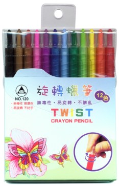  LIFE 徠福 NO.120 利得旋捲蠟筆( 12色) / 盒