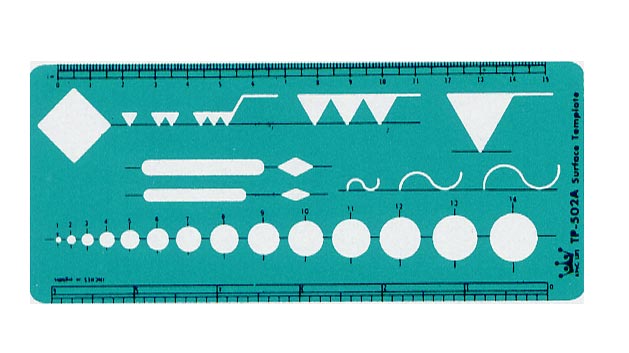  LIFE 徠福 TP-502A 配管符號定規-73x171x0.8MM / 片