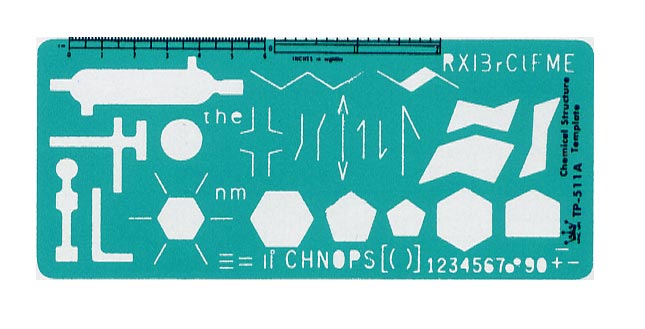  LIFE 徠福 TP-511A 化學符號定規-73x171x0.8MM / 片