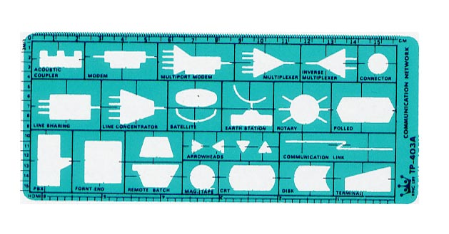  LIFE 徠福 TP-403 電腦流程電子電工符號定規-73x171x0.8MM / 片