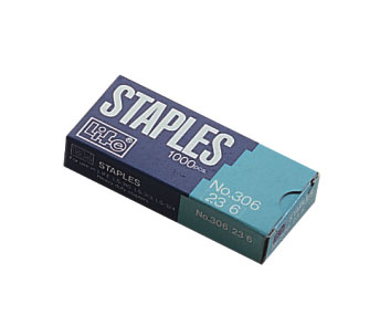 LIFE 徠福 NO.306 訂書針 23/6 (6mm) -1000支入 / 盒