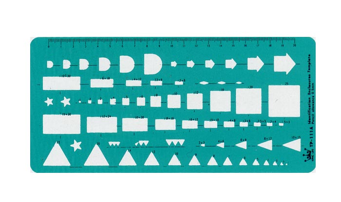 LIFE 徠福 TP-111A 角定規-111x233x0.8MM / 片