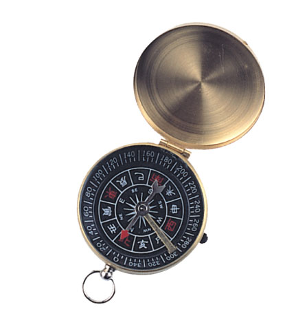  LIFE 徠福 NO.188 台製指南針(指北針)-金色45MM / 個