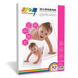彩之舞 A3+ 190gsm防水超光澤亮面相紙 20入/包 HY-B194