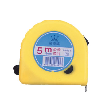  LIFE 徠福 NO.4091 彩色鋼捲尺(5m/19mm英吋公分) / 個