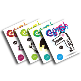 Cubbish B5膠裝左開筆記本-黑白動物派對 橫線(4款) /本 CB079