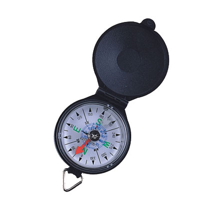  LIFE 徠福 NO.925T 日本鎖圈指南針附溫度計 / 個