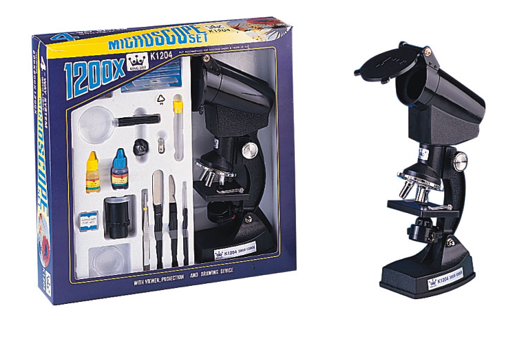  LIFE 徠福 K1204 顯微鏡(1200倍附燈四用) / 台