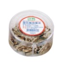 LIFE 徠福 NO.613 銀色兩用票夾(筒裝)13mm -30支入 / 筒