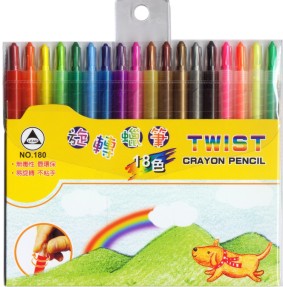  LIFE 徠福 NO.180 利得旋捲蠟筆( 18色) / 盒