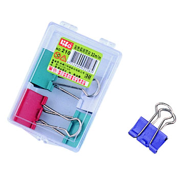 LIFE 徠福 NO.211 彩色兩用票夾(25mm/7支入) / 盒