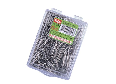 LIFE 徠福 NO.252 銀色迴紋針(28mm230支入) / 盒