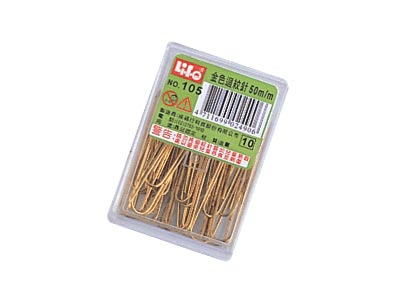 LIFE 徠福 NO.105 金色迴紋針(50mm20支入) / 盒