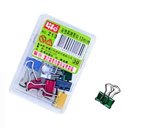 LIFE 徠福 NO.213 彩色兩用票夾(13mm/14支入) / 盒