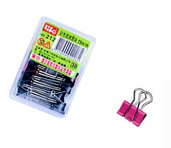 LIFE 徠福 NO.212 彩色兩用票夾(19mm/12支入) / 盒