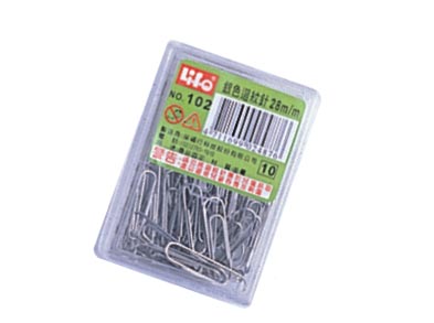 LIFE 徠福 NO.102 銀色迴紋針(28mm70支入) / 盒