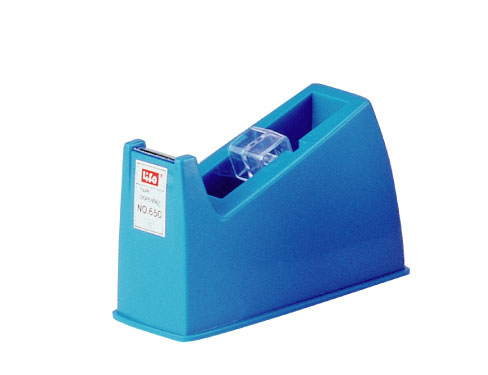 LIFE 徠福 NO.650 膠帶台(長型)-灰、藍、黑三色 / 台