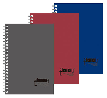 博崴 AD6016 18K←左翻壓線PP活頁筆記(B5)3色(179*259) -4本入 / 包