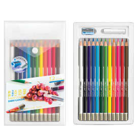 【雄獅】EP-12 可擦拭色鉛筆12色/組