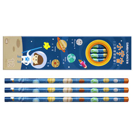 【雄獅】NO.171 HB 小宇宙三角塗頭鉛筆 12入/打