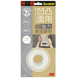 【3M】V1203 Scotch 凹凸面用 超強力雙面膠帶/個